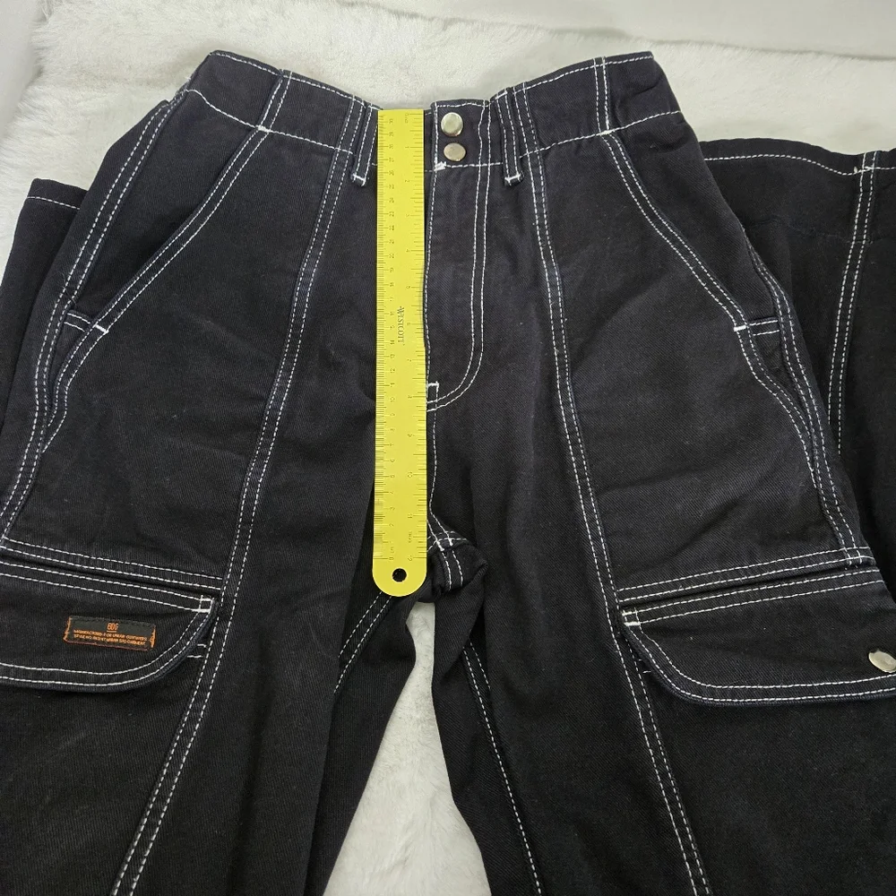 BDG / Urban Outfitters Women's Blaine High Waisted Skate Board Black Jeans Sz 26 - Picture 4 of 16